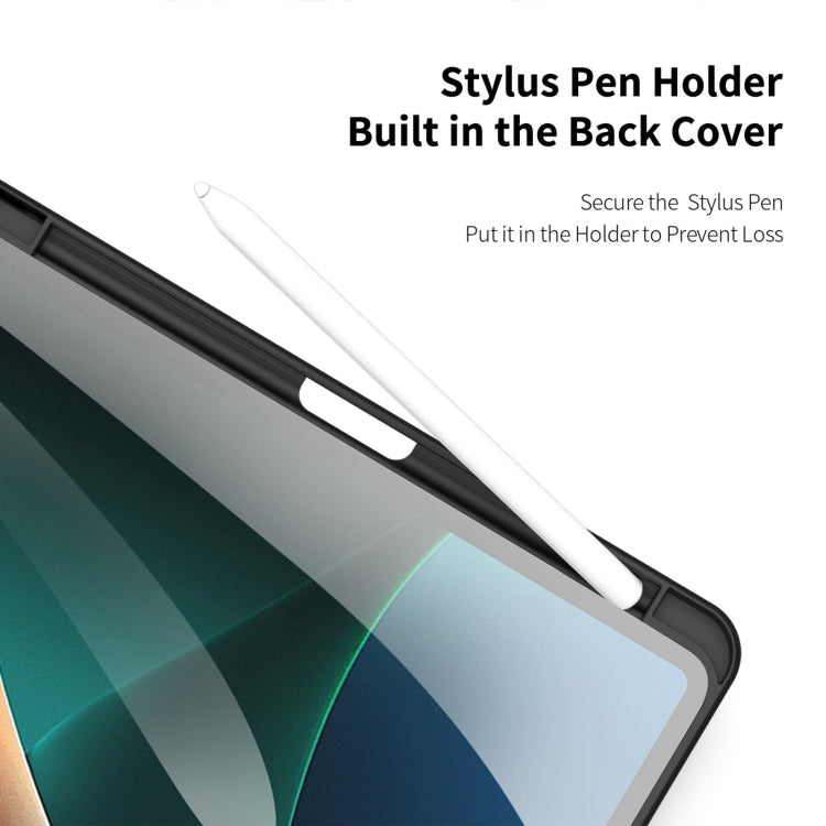 For Xiaomi Pad 6 / 6 Pro DUX DUCIS TOBY Series Antiskid Leather Tablet Case with Sleep / Wake-up Function(Black) - free shipping - PMC TechLife - Order now!