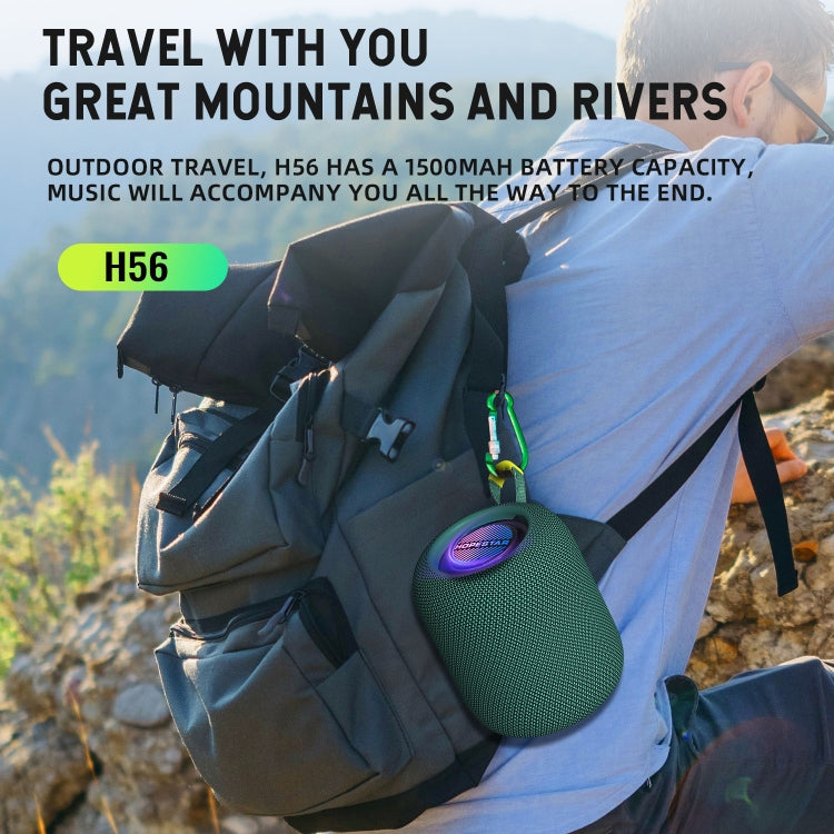 HOPESTAR H56 IPX6 Waterproof 10W TWS Subwoofer Light Bluetooth Speaker(White) - free shipping - PMC TechLife - Order now!