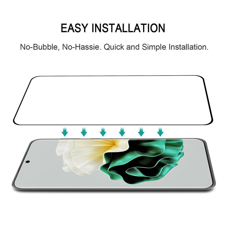 For Huawei P60 / P60 Pro / P60 Art Edge Glue 3D Curved Edge Full Screen Tempered Glass Film - free shipping - PMC TechLife - Order now!