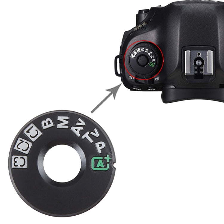 For Canon EOS 5Ds / EOS 7D Mark II OEM Mode Dial Iron Pad - Mode Dial by PMC TechLife | Online Shopping South Africa | PMC TechLife