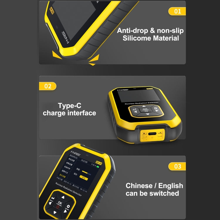 Fnirsi GC01 Home Lndustrial Marble Radioactive X / Y Ray Nuclear Radiation Detector Geiger Counter(Blue) - free shipping - PMC TechLife - Order now!