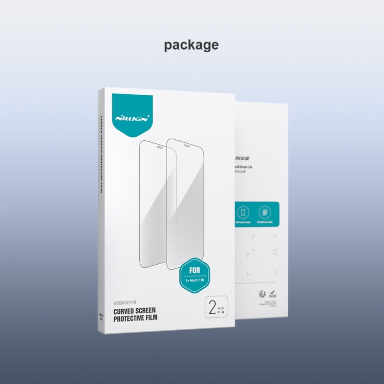 For OnePlus Ace 2 / 11R NILLKIN Impact Resistant Curved Surface Tempered Glass Film - OnePlus Tempered Glass by NILLKIN | Online Shopping South Africa | PMC TechLife | Buy Now Pay Later Mobicred