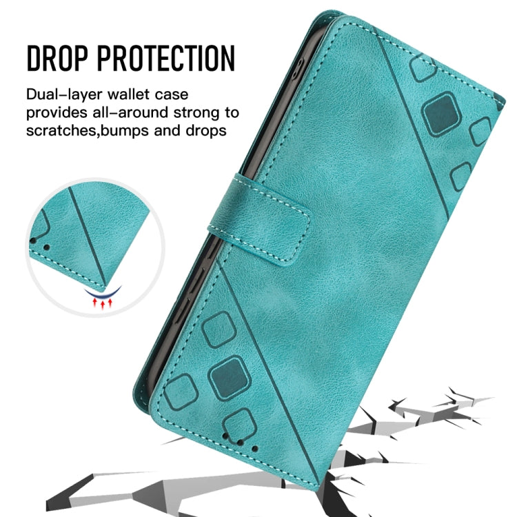 For OnePlus Ace 2 5G / 11R 5G Skin-feel Embossed Leather Phone Case(Green) - free shipping - PMC TechLife - Order now!