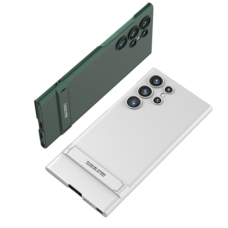 For Samsung Galaxy S23 Ultra 5G GKK Triumph Ultra Thin Full Coverage Phone Case with Stand(Green) - Galaxy S23 Ultra 5G Cases by GKK | Online Shopping South Africa | PMC TechLife