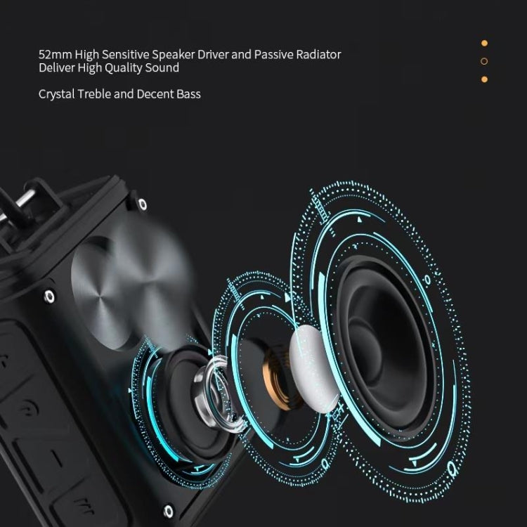 New Rixing NR109 TF FM Portable Bluetooth Stereo Surround(Green) - Desktop Speaker by New Rixing | Online Shopping South Africa | PMC TechLife