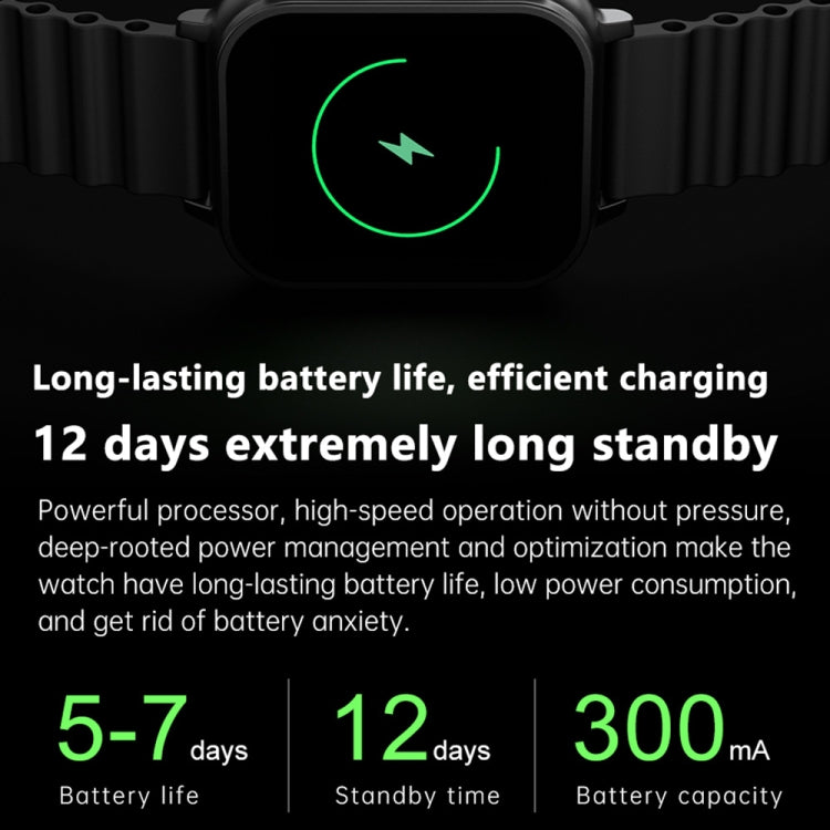 N22 2 in 1 1.96 inch HD Display Sport Bluetooth Call Earphone Smart Watch(Green) - Smart Wear by PMC TechLife | Online Shopping South Africa | PMC TechLife