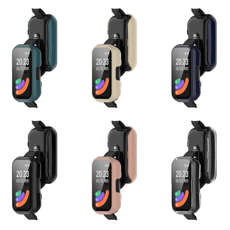 For Keep Band B3 PC + Tempered Glass Film Integrated Watch Protective Case(Black) - Smart Wear by PMC TechLife | Online Shopping South Africa | PMC TechLife