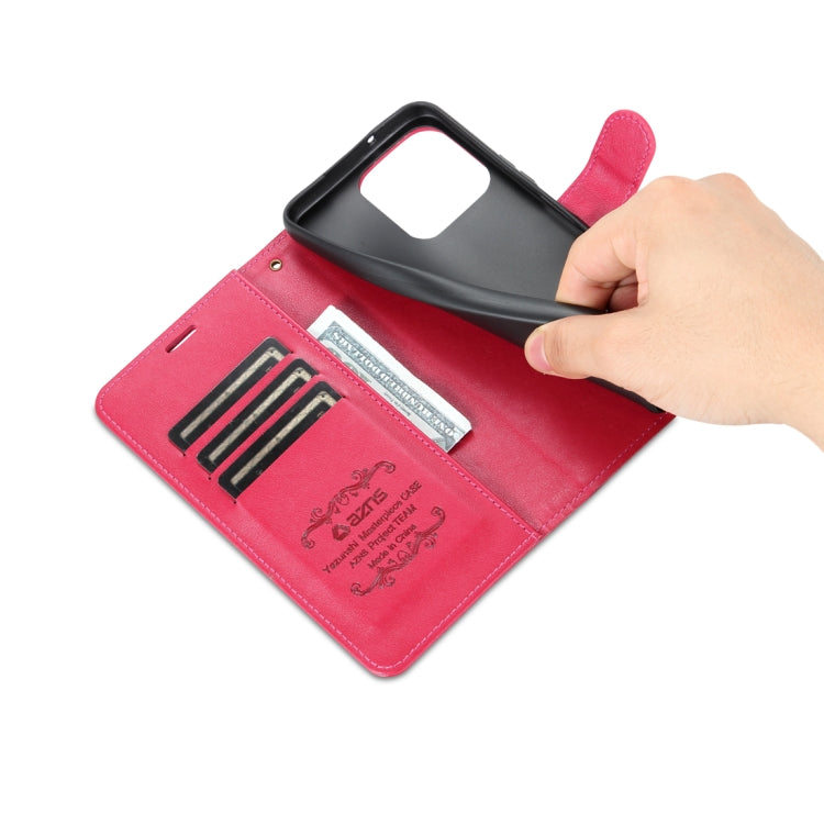 For Honor 70 Lite AZNS Sheepskin Texture Flip Leather Phone Case(Red) - free shipping - PMC TechLife - Order now!