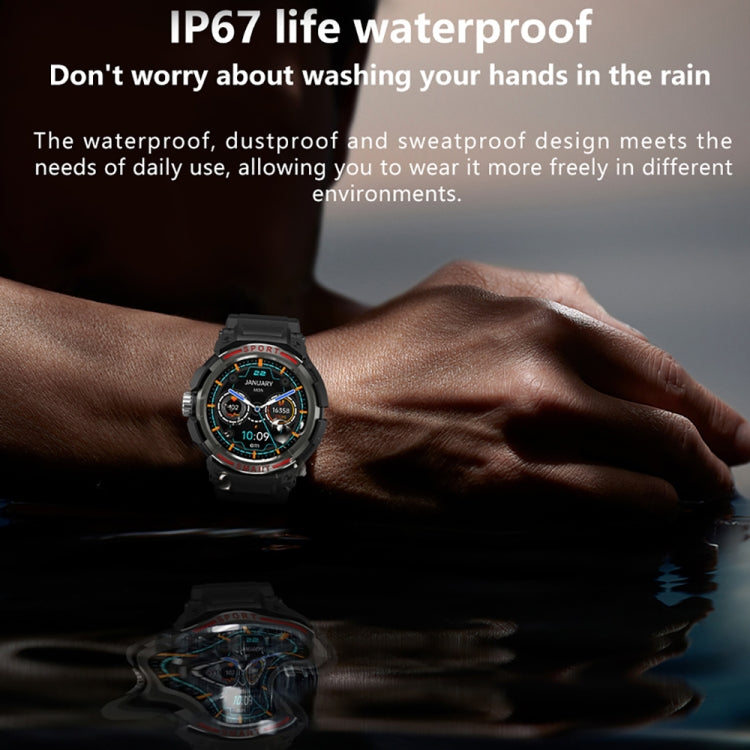 OVISEN GT100 1.39 inch TFT Screen 2 in 1 Bluetooth Headset Smart Watch, Support Blood Oxygen Monitoring/Bluetooth Music(Black) - by PMC TechLife | Online Shopping South Africa | PMC TechLife