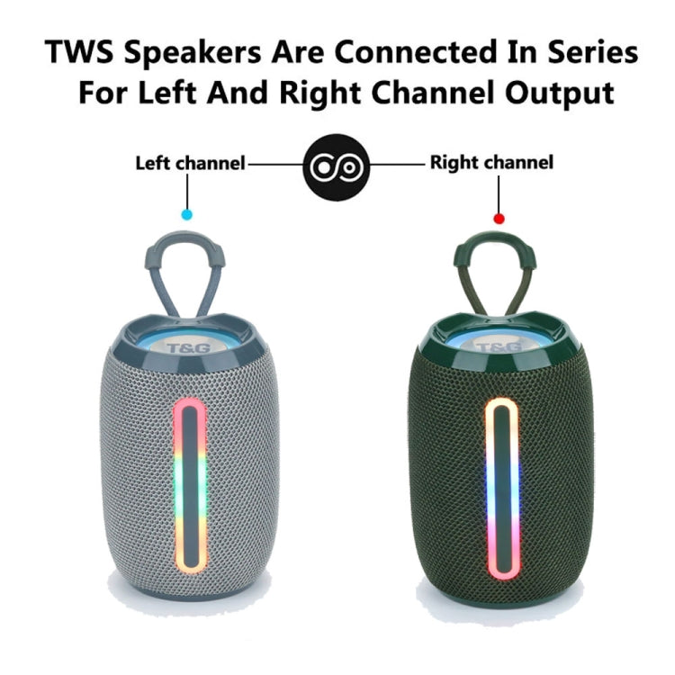 T&G TG653 TWS LED Mini Portable Wireless Stereo Sound Outdoor Speaker(Black) - Mini Speaker by T&G | Online Shopping South Africa | PMC TechLife | Buy Now Pay Later Mobicred