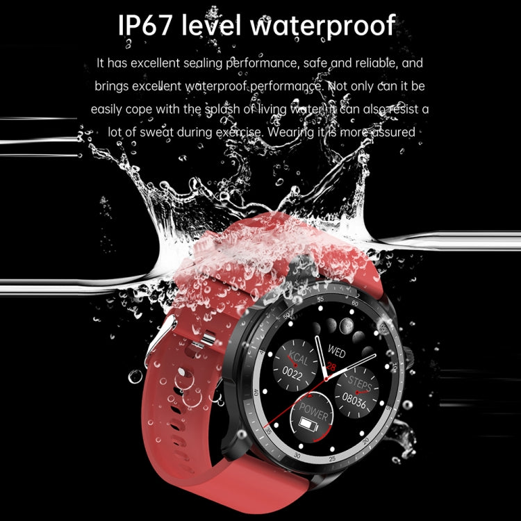 T52 1.39 inch IP67 Waterproof Silicone Band Smart Watch Supports Bluetooth Call / Blood Oxygen / Body Temperature Monitoring(Blue) - by PMC TechLife | Online Shopping South Africa | PMC TechLife