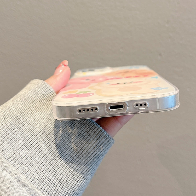 For iPhone 12 Pro Max IMD Cute Animal Pattern Phone Case(Bear) - free shipping - PMC TechLife - Order now!