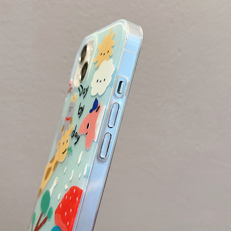 For iPhone 12 Pro IMD Cute Animal Pattern Phone Case(Giraffe) - free shipping - PMC TechLife - Order now!