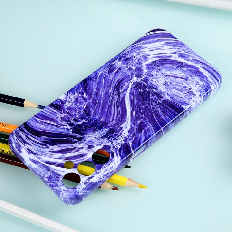 For Samsung Galaxy S22 Ultra 5G Marble Pattern Phone Case(Purple White) - free shipping - PMC TechLife - Order now!