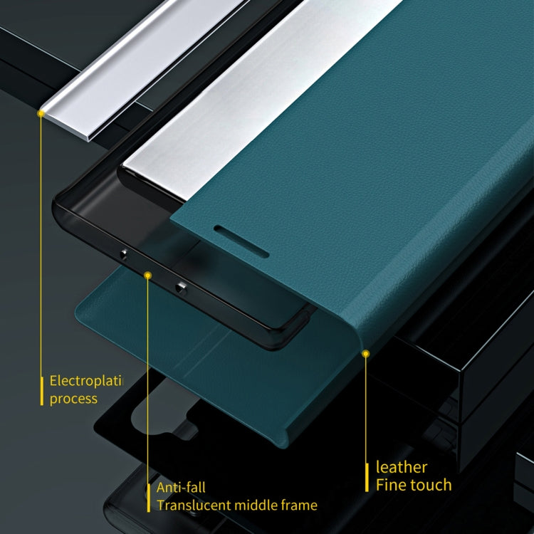 For Xiaomi Poco F5 Pro Side Side Electroplated Magnetic Leather Phone Case(Royal Blue) - free shipping - PMC TechLife - Order now!