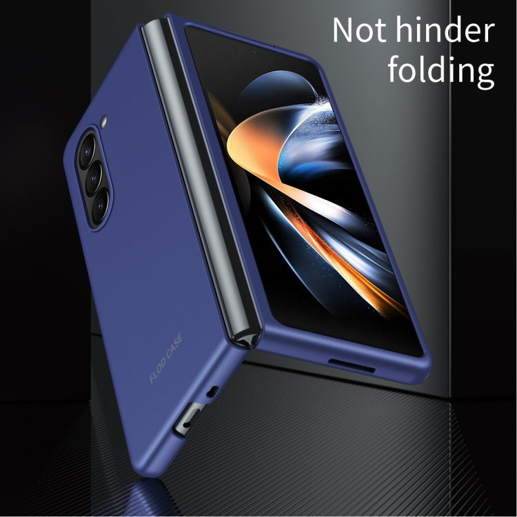 For Samsung Galaxy Z Fold5 Skin Feel Shockproof PC Fold Protective Phone Case(Blue) - free shipping - PMC TechLife - Order now!