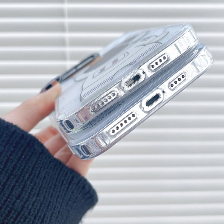 For iPhone 13 Pro Astronaut Pattern Shockproof PC Protective Phone Case(White) - free shipping - PMC TechLife - Order now!