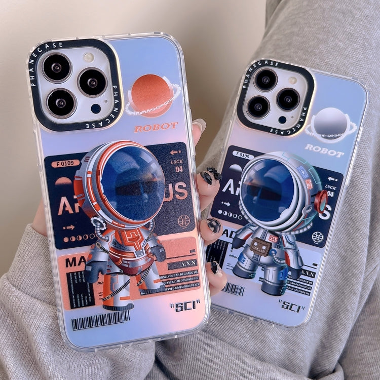 For iPhone 13 Pro Mechanical Astronaut Pattern TPU Phone Case(Blue) - free shipping - PMC TechLife - Order now!