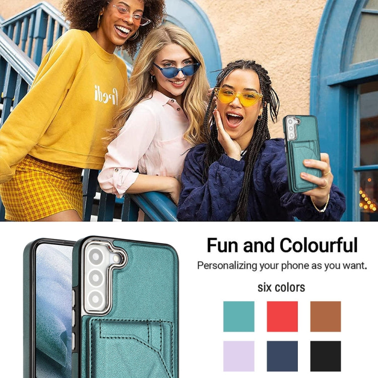 For Samsung Galaxy S23 Shockproof Leather Phone Case with Card Holder(Green) - free shipping - PMC TechLife - Order now!