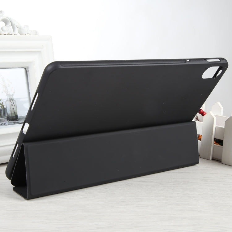 For Huawei MatePad 11 2023 GEBEI 3-folding Holder Shockproof Flip Leather Tablet Case(Black) - free shipping - PMC TechLife - Order now!