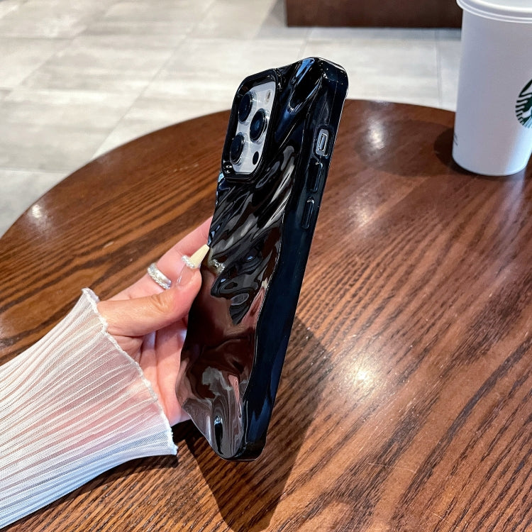 For iPhone 13 Pro Max Solid Color Wave Texture TPU Phone Case(Ginger) - iPhone 13 Pro Max Cases by PMC TechLife | Online Shopping South Africa | PMC TechLife