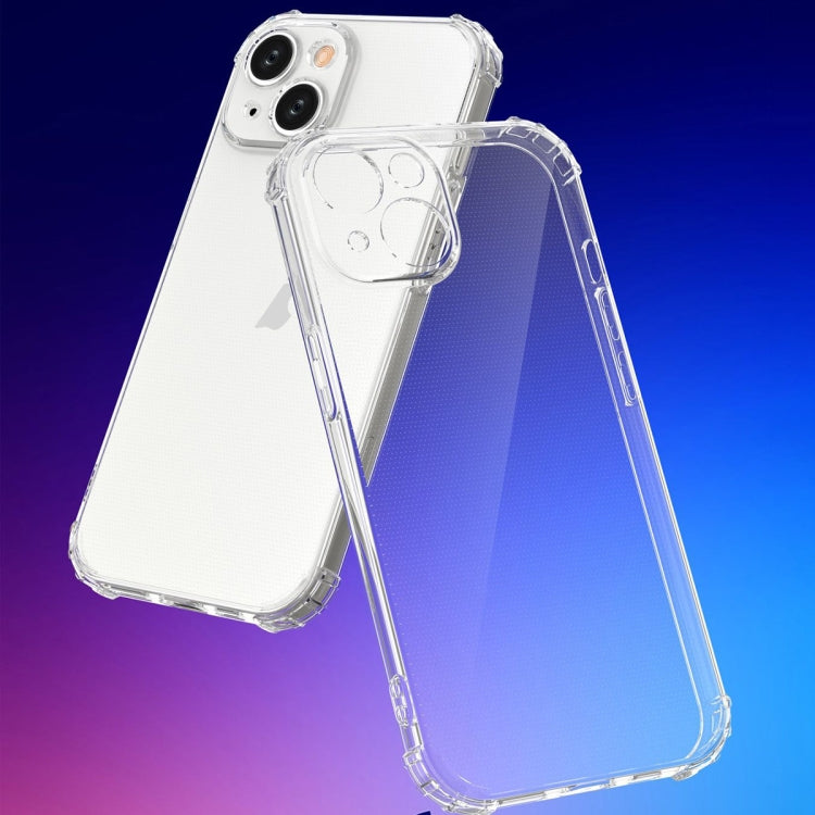 For iPhone 15 Plus Four-Corner Shockproof Clear TPU Phone Case(Transparent) - free shipping - PMC TechLife - Order now!