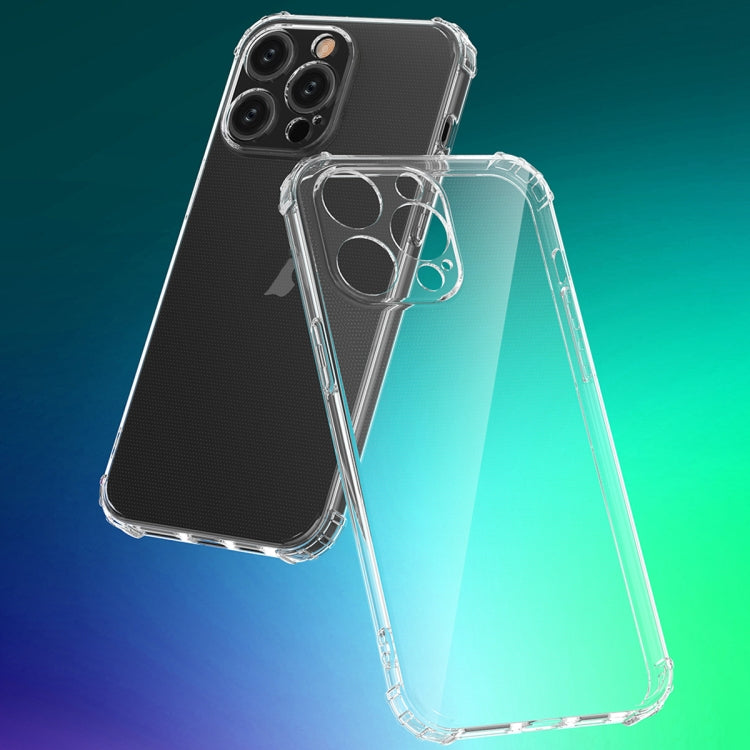 For iPhone 15 Pro Max Four-Corner Shockproof Clear TPU Phone Case(Transparent) - free shipping - PMC TechLife - Order now!