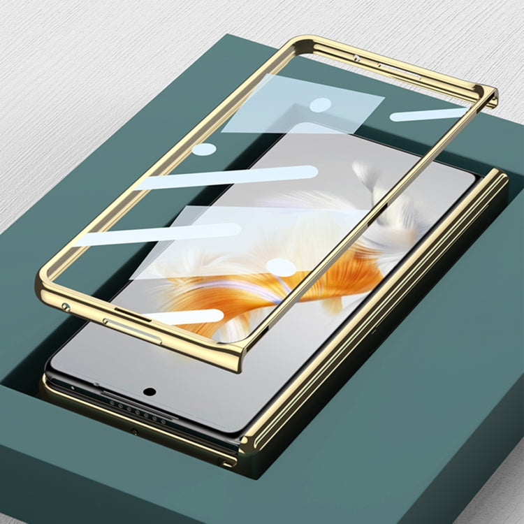 For Huawei Mate X3 GKK Integrated Plating Hinge Folding Phone Case(Green) - Huawei Cases by GKK | Online Shopping South Africa | PMC TechLife | Buy Now Pay Later Mobicred