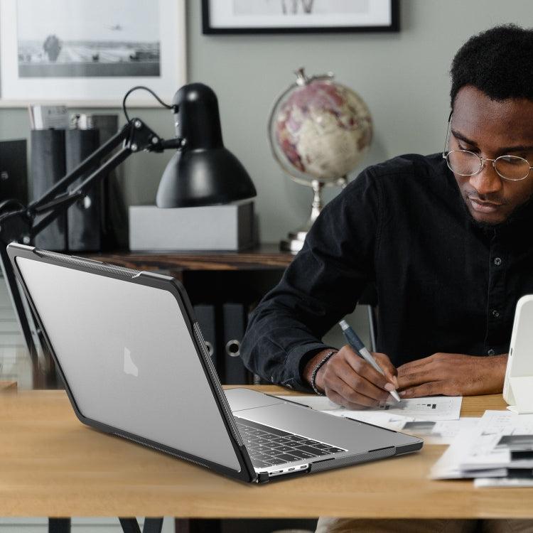 For MacBook Air 13.6 inch A2681 2022 Translucent Laptop Protective Case(Transparent) - MacBook Air Cases by PMC TechLife | Online Shopping South Africa | PMC TechLife