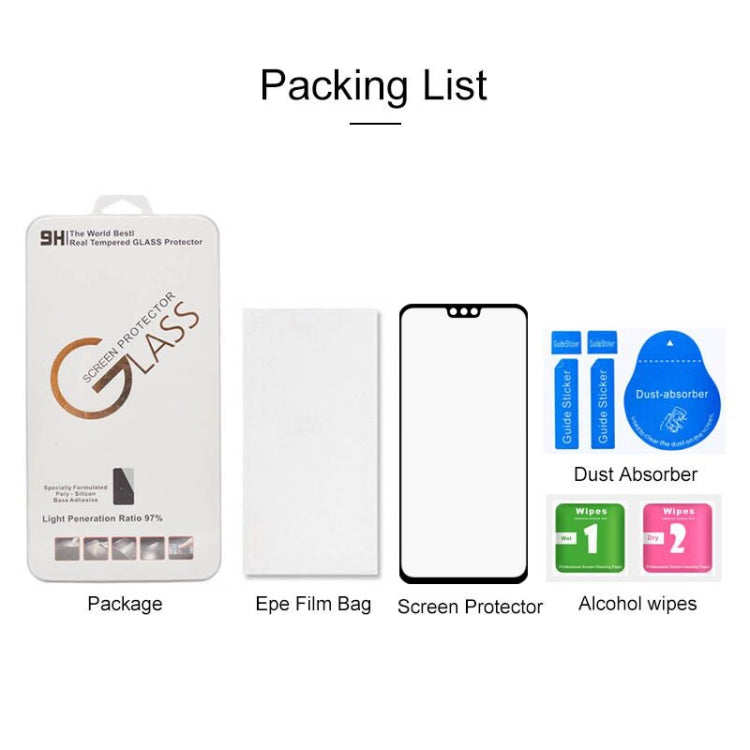 For Huawei Honor 9X Lite Full Glue Full Screen Tempered Glass Film(Black) - free shipping - PMC TechLife - Order now!