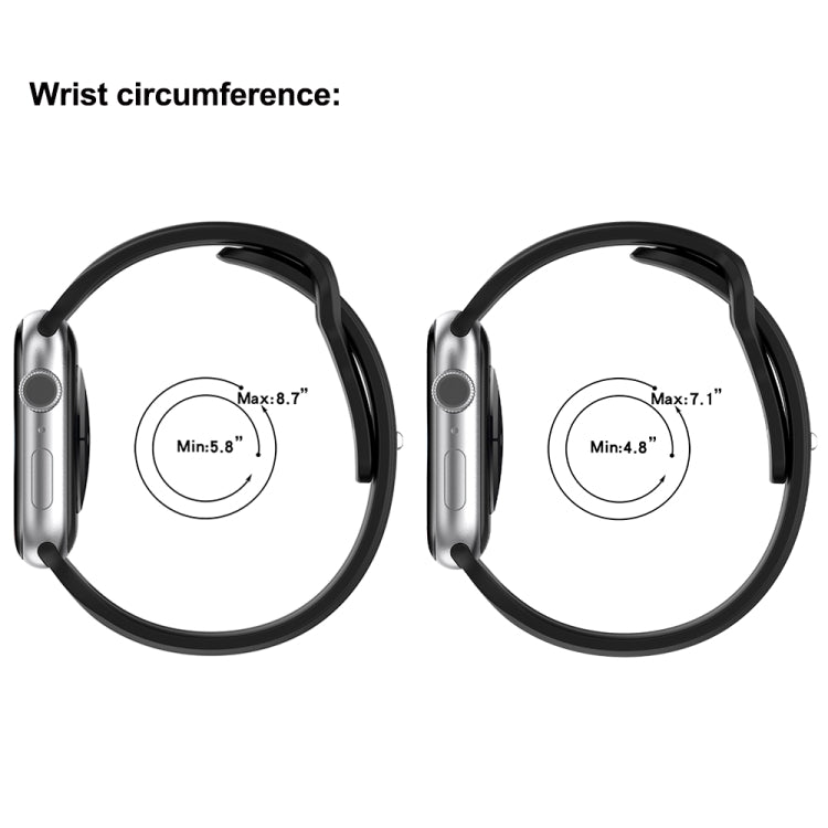 For Apple Watch 9 41mm Square Buckle Armor Style Silicone Watch Band(Plating Green) - Watch Bands by PMC TechLife | Online Shopping South Africa | PMC TechLife