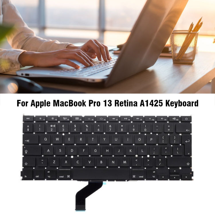 For MacBook Pro 13.3 A1425 2012 FBA US Version Laptop Keyboard - Keyboard by PMC TechLife | Online Shopping South Africa | PMC TechLife