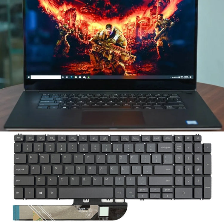 For Dell Inspiron 15 7590 / 7791 / 5584 US Version Backlight Laptop Keyboard(Black) - Dell Spare Parts by PMC TechLife | Online Shopping South Africa | PMC TechLife | Buy Now Pay Later Mobicred