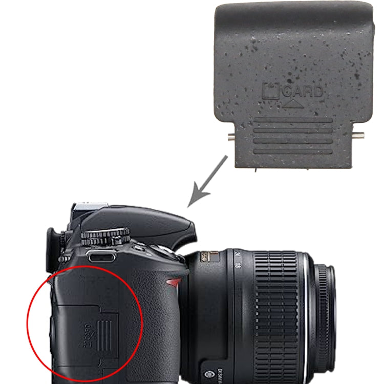 For Nikon D3100 SD Card Slot Compartment Cover - Card Slot by PMC TechLife | Online Shopping South Africa | PMC TechLife | Buy Now Pay Later Mobicred