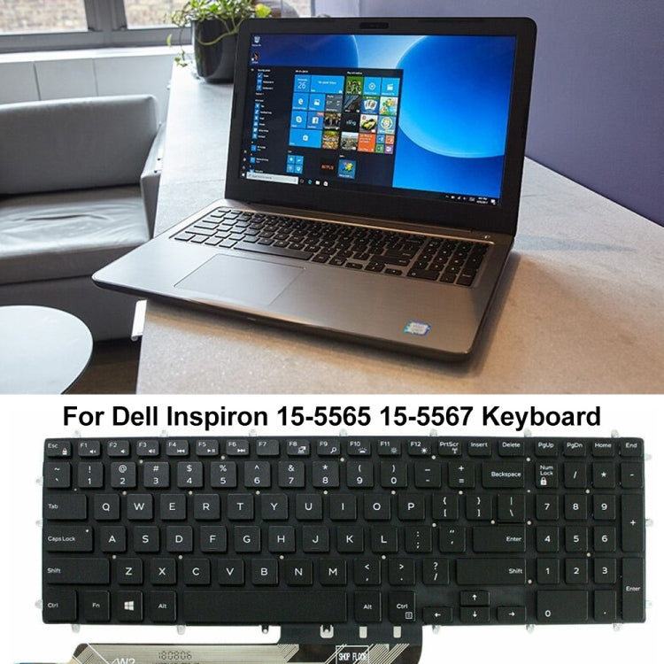 For Dell Inspiron 15-7566 / 17-7000 Series Laptop Keyboard(Black) - Dell Spare Parts by PMC TechLife | Online Shopping South Africa | PMC TechLife