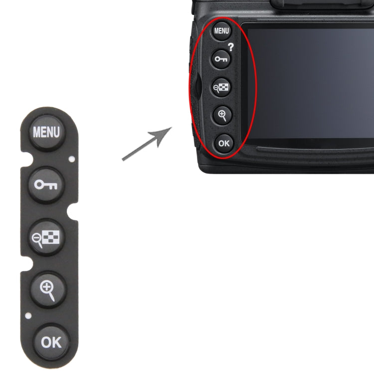For Nikon D90 Menu Button Cap - Others by PMC TechLife | Online Shopping South Africa | PMC TechLife