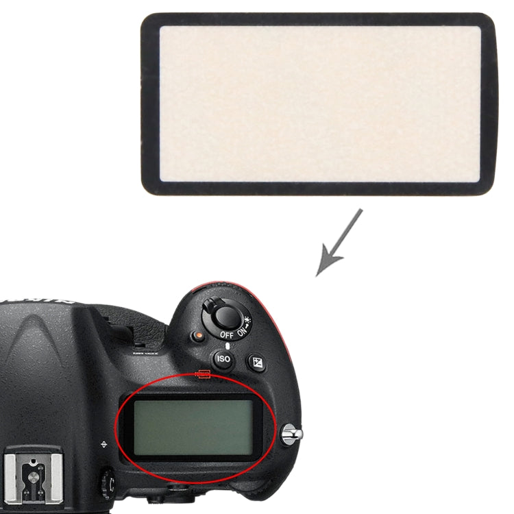 For Nikon D5 Top Cover Shoulder LCD Outer Lens - free shipping - PMC TechLife - Order now!