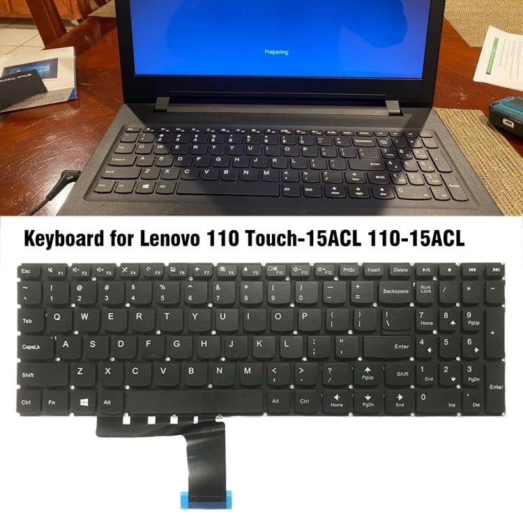 For Lenovo 110 Touch-15ACL / 110-15ACL Laptop Keyboard - Lenovo Spare Parts by PMC TechLife | Online Shopping South Africa | PMC TechLife