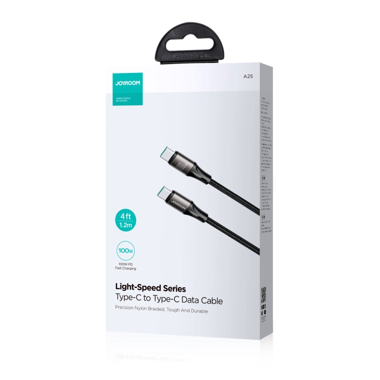 JOYROOM SA25-CC5 100W USB-C/Type-C to USB-C/Type-C Fast Charge Data Cable, Length:3m(Black) - USB-C & Type-C Cable by JOYROOM | Online Shopping South Africa | PMC TechLife | Buy Now Pay Later Mobicred