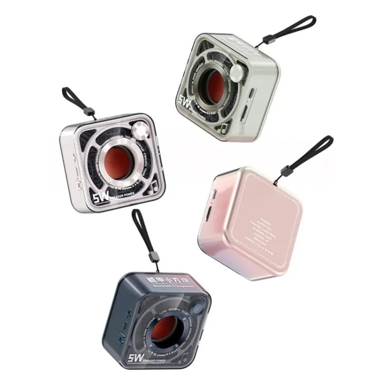 T&G DW12 Portable Mini Wireless Bluetooth Speaker Transparent Subwoofer Support TF Card(Green) - free shipping - PMC TechLife - Order now!