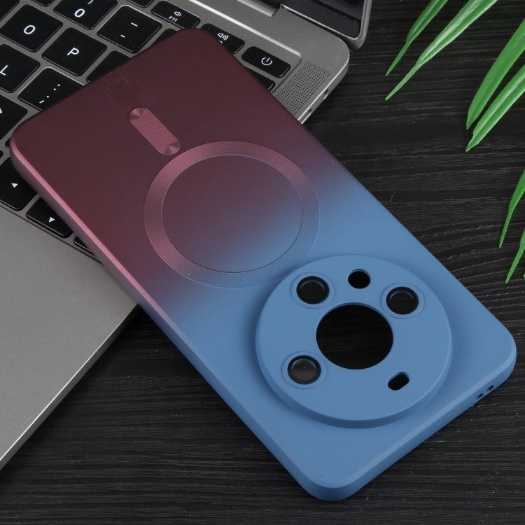 For Huawei Mate 60 Liquid TPU Silicone Gradient MagSafe Phone Case(Blue Purple) - free shipping - PMC TechLife - Order now!
