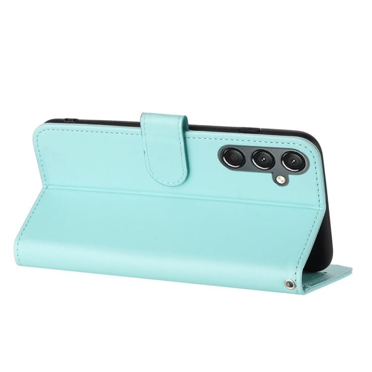 For Samsung Galaxy A24 4G Datura Flower Embossed Flip Leather Phone Case(Light blue) - free shipping - PMC TechLife - Order now!