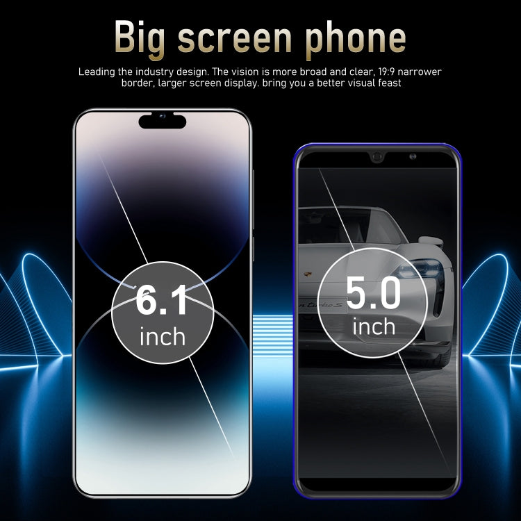 i15 Pro Max / N85, 1GB+16GB, 6.1 inch Screen, Face Identification, Android 8.1 MTK6580A Quad Core, Network: 3G, Dual SIM(Gold) - by PMC TechLife | Online Shopping South Africa | PMC TechLife | Buy Now Pay Later Mobicred