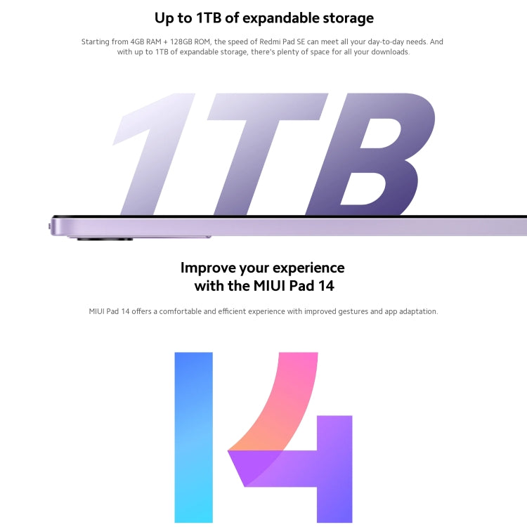 Xiaomi Redmi Pad SE 11 inch, 8GB+256GB, MIUI Pad 14 OS Qualcomm Snapdragon 680 Octa Core, Not Support Google Play(Grey) - free shipping - PMC TechLife - Order now!