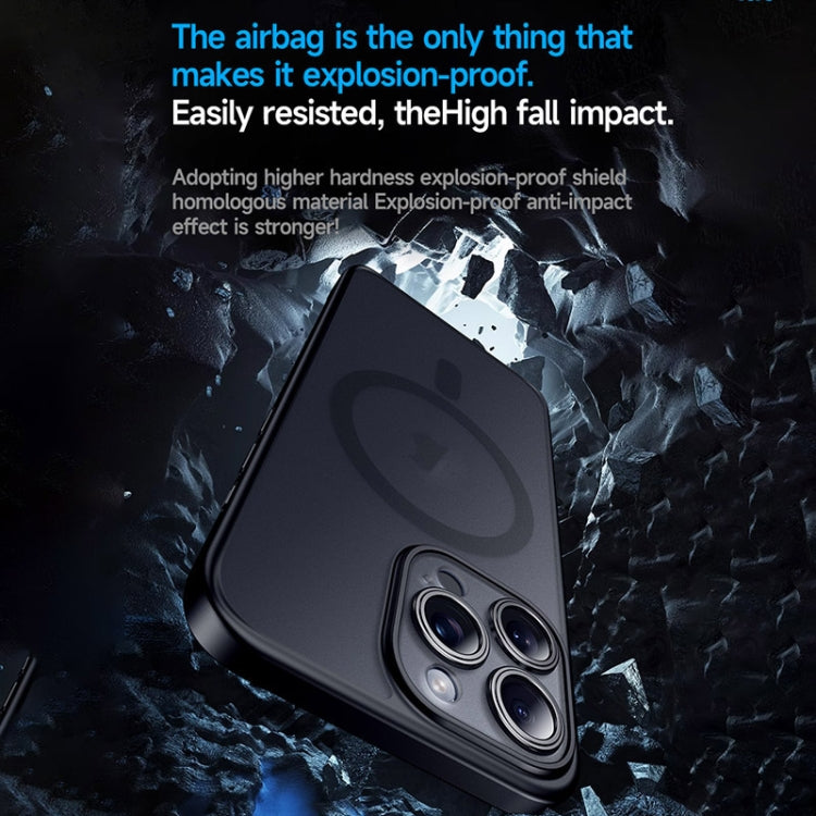 For iPhone 15 SULADA Magsafe Magnetic Matte PC + TPU Phone Case(Titanium Black) - iPhone 15 Cases by SULADA | Online Shopping South Africa | PMC TechLife | Buy Now Pay Later Mobicred