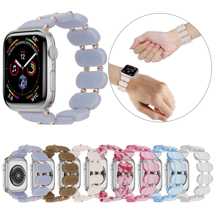 For Apple Watch Series 7 45mm Stretch Resin Watch Band(Colorful) - free shipping - PMC TechLife - Order now!
