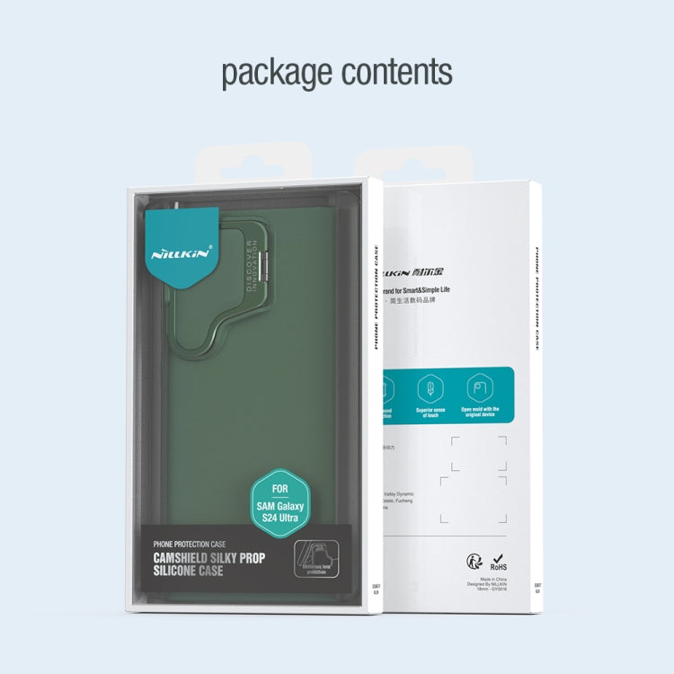 For Samsung Galaxy S24 Ultra 5G NILLKIN CamShield Prop Liquid Silicone Phone Case(Blue) - free shipping - PMC TechLife - Order now!