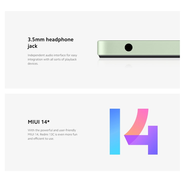 Xiaomi Redmi 13C 5G, 6GB+128GB, 6.74 inch MIUI 14 MediaTek Dimensity 6100+ Octa Core 2.2GHz, NFC, Network: 5G, Not Support Google Play(Starlight Black) - free shipping - PMC TechLife - Order now!