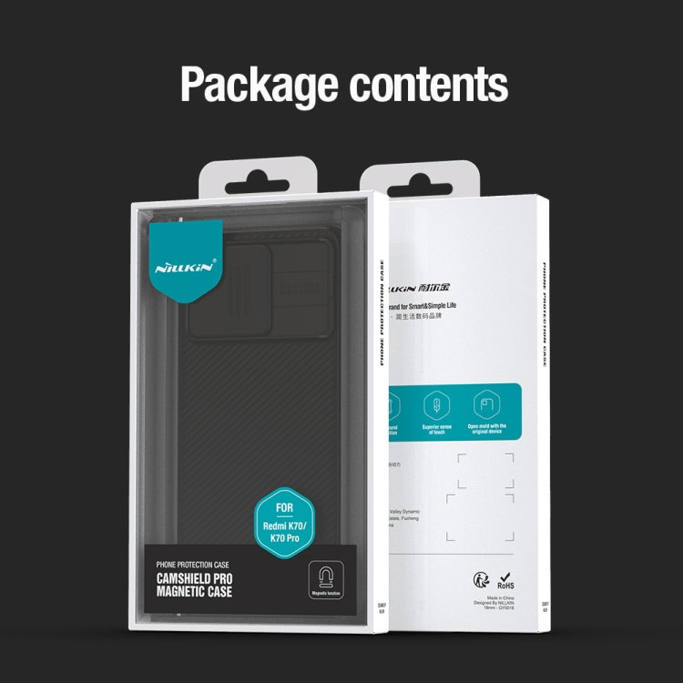 For Xiaomi Redmi K70 / K70 Pro NILLKIN CamShield Pro Magnetic PC Phone Case(Green) - Xiaomi Cases by NILLKIN | Online Shopping South Africa | PMC TechLife | Buy Now Pay Later Mobicred