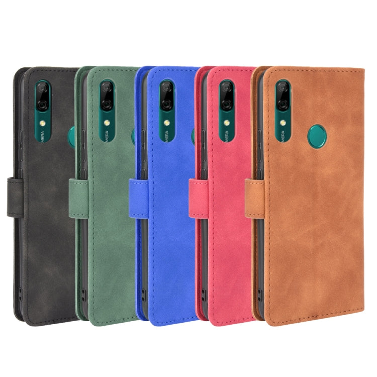 For Huawei P smart Z / Y9 Prime (2019) Solid Color Skin Feel Magnetic Buckle Horizontal Flip Calf Texture PU Leather Case with Holder & Card Slots & Wallet(Green) - free shipping - PMC TechLife - Order now!
